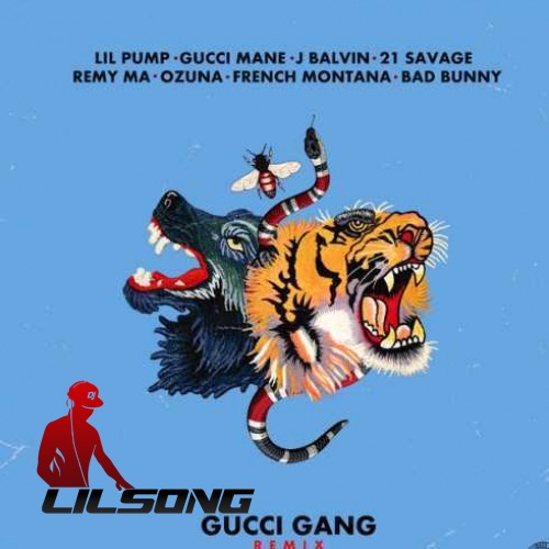Lil Pump Ft. Gucci Mane, 21 Savage & French Montana - Gucci Gang (English Remix)